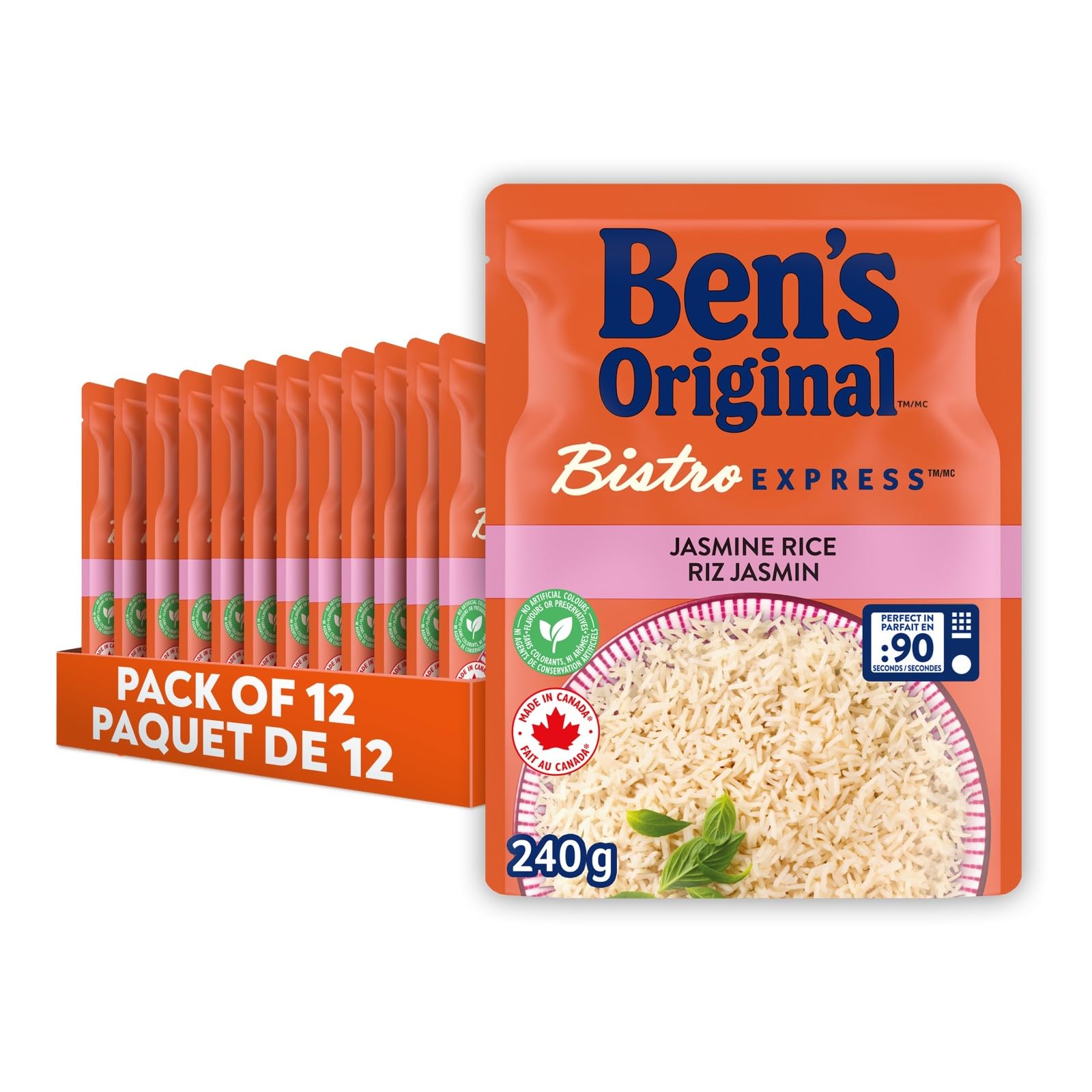 BEN'S ORIGINAL™ BISTRO EXPRESS™ Jasmine Rice, 12PK CASE