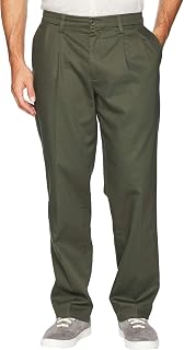 Dockers Men's Classic Fit Signature Khaki Lux Cotton Stretch Pants-Pleated (Regular and Big & Tall) Casual