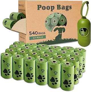 Dog Poop Bags 540 Counts – Stronger Bags for Cleaner Pickups