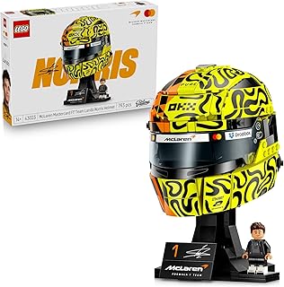 LEGO Editions McLaren Mastercard F1 Team Lando Norris Helmet 43023 | Set for 14+ Year Old Boys & Girls, Display Model Kit, Collectible Minifigure, Formula 1 Merchandise, Gift Idea, 793 Pieces