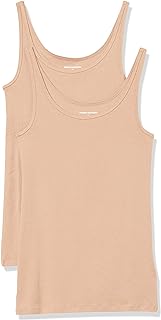 Amazon Essentials Women's Slim Fit Spaghetti Strap Tank Top 2 Pack
