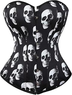 Josamogre Corset Top Bustier Overbust Sexy Lace Up Boned Renaissance Vintage Plus Size