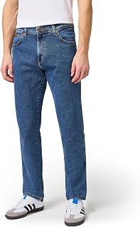 Wrangler - Men's Jeans - Authentic Straight Fit - Texas - Darkstone