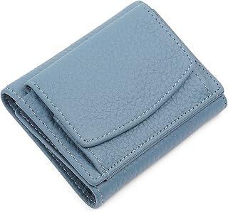 imeetu Mini portefeuille, porte-monnaie, porte-monnaie, portefeuille Mitsuri, petite femme, porte-monnaie, porte-cartes, populaire, marque, tendance, unisexe, bleu, Forme de boîte