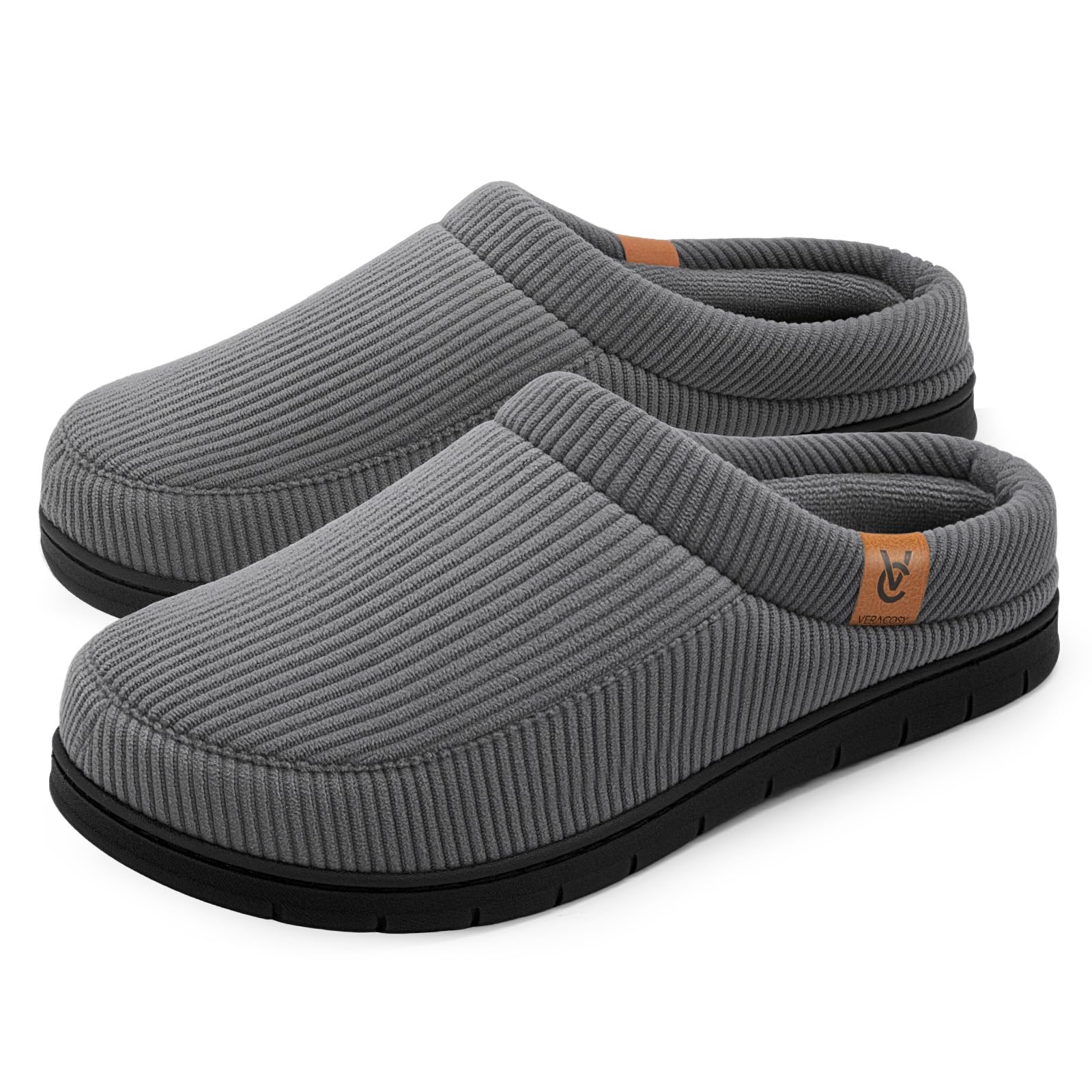 VeraCosy Homme Slip‑On Soft Comfortable Memory Foam Moccasin Shoes