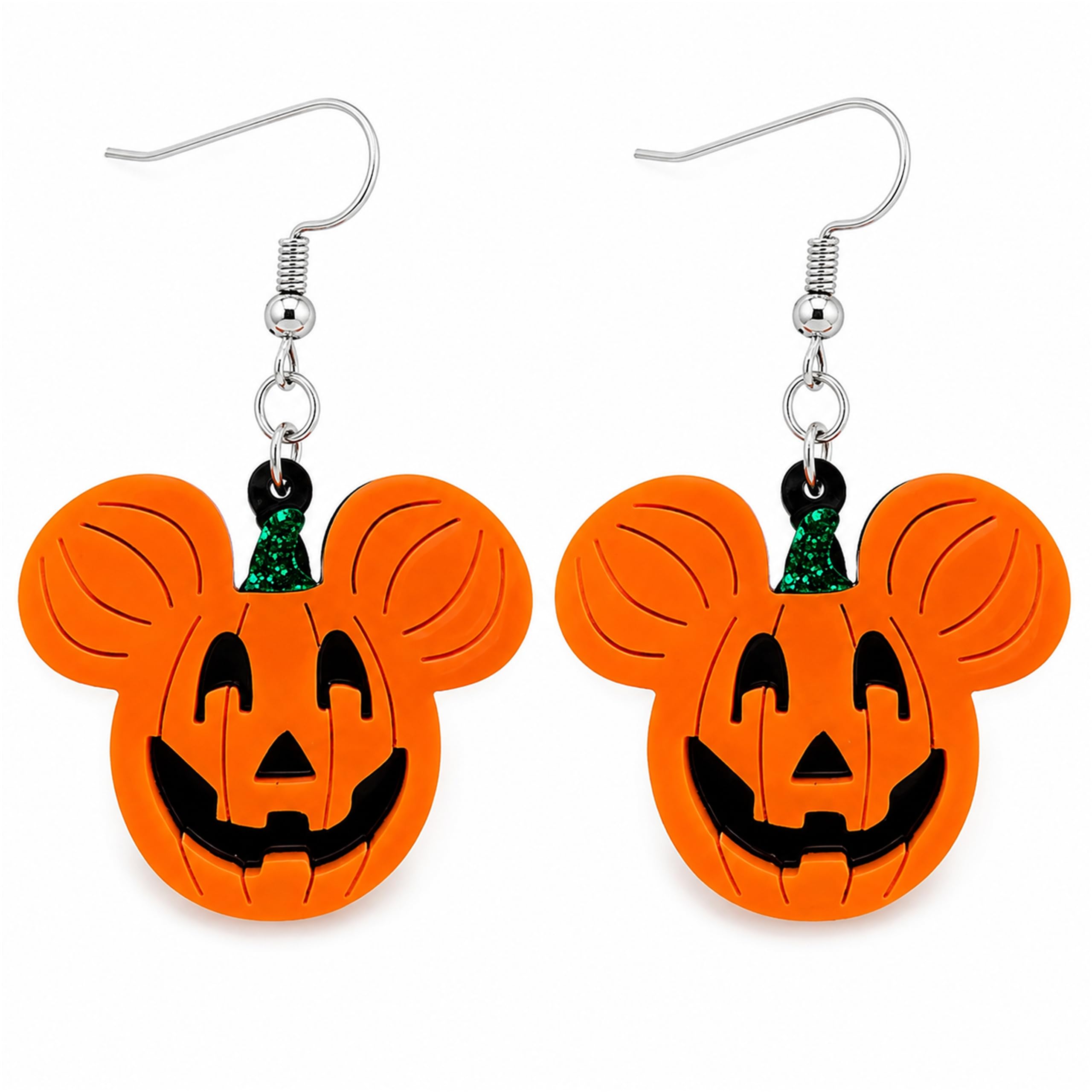 Pumpkin Earrings for Women, Halloween Jewelry for Parties, Cosplay, Trick-or-Tre