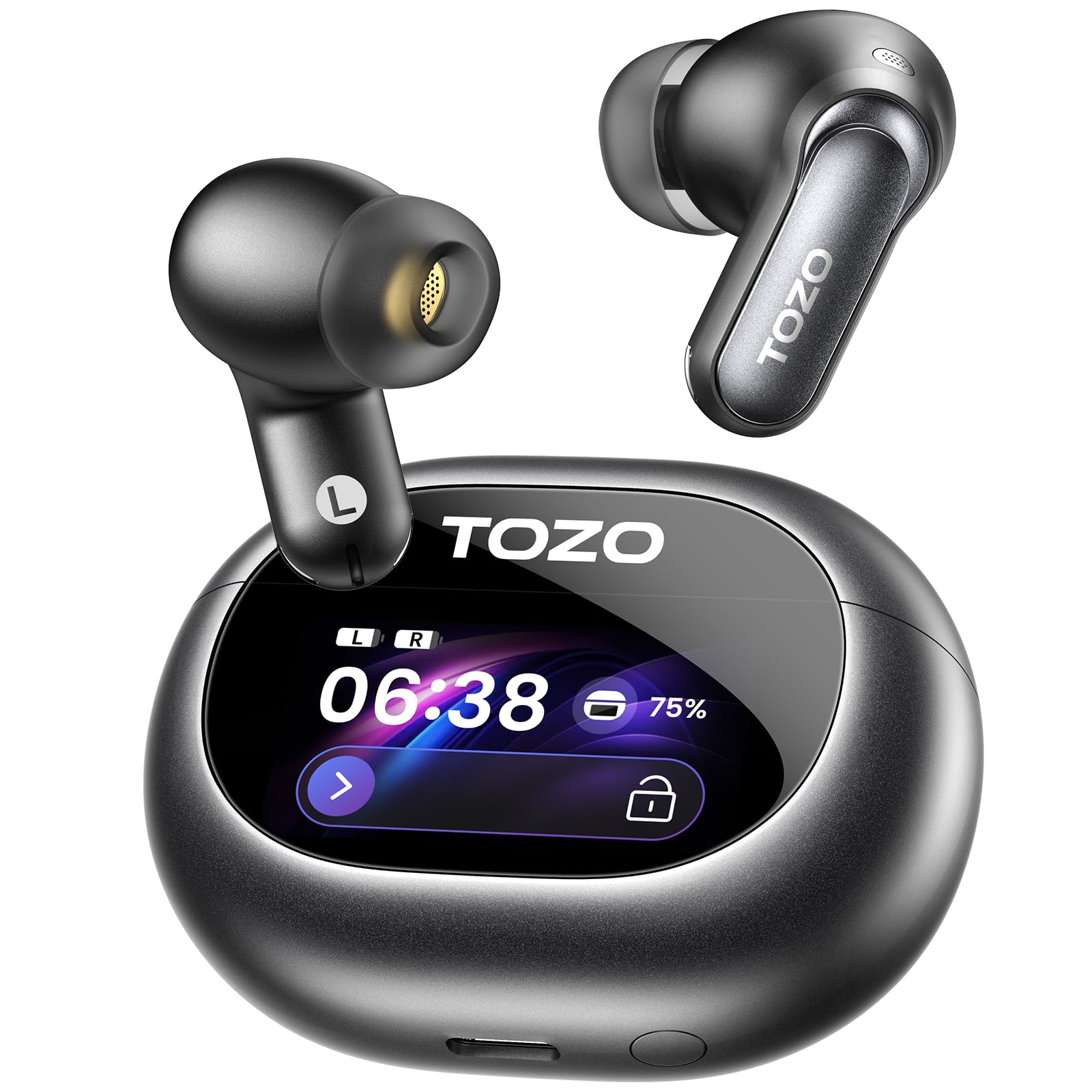 TOZO NC20 Pro Bluetooth Headphones Wireless In-Ear ANC with Smart