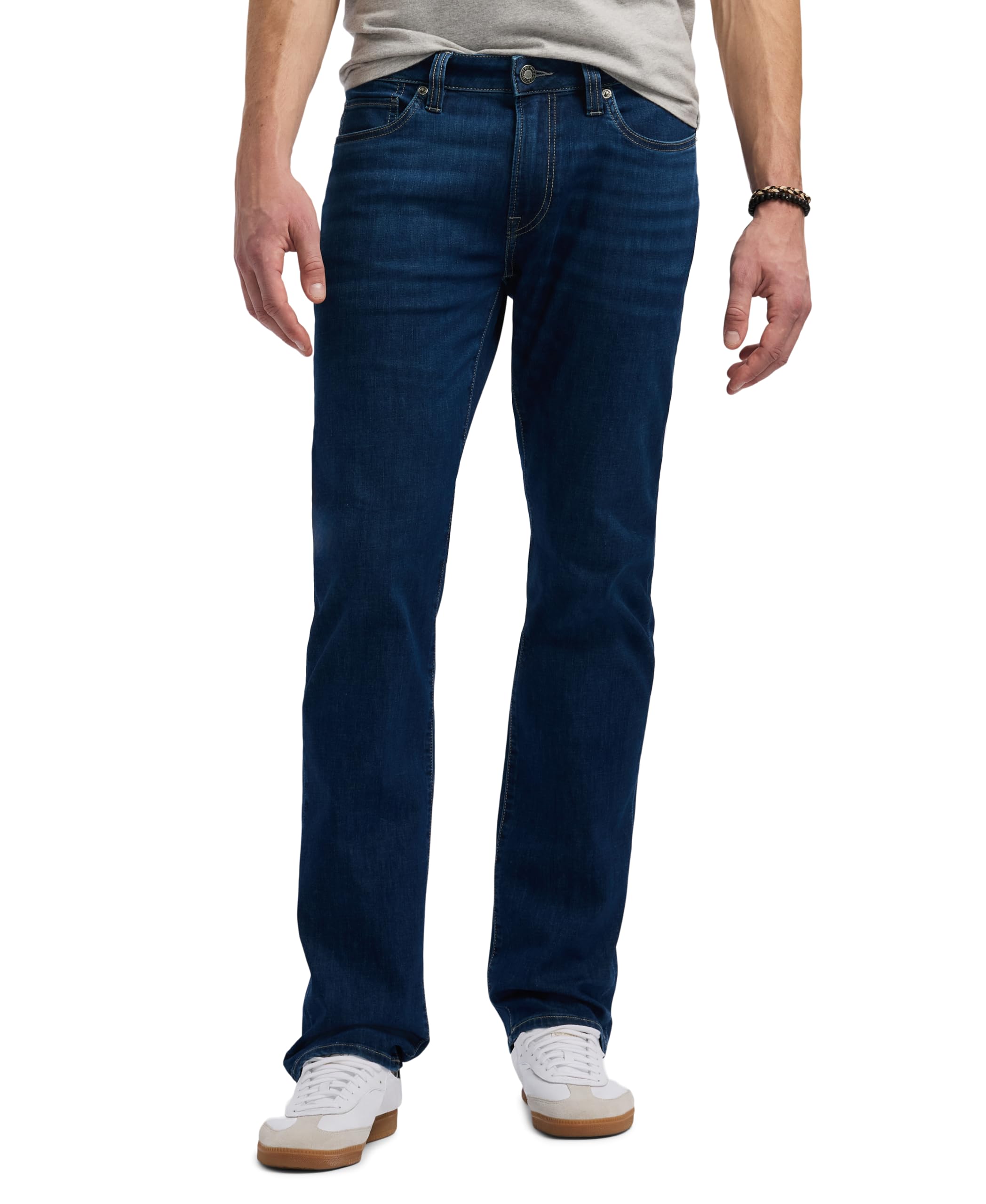 Buffalo David Bitton Men's Straight Six Jeans, Authentic Worked, 33W x 34L