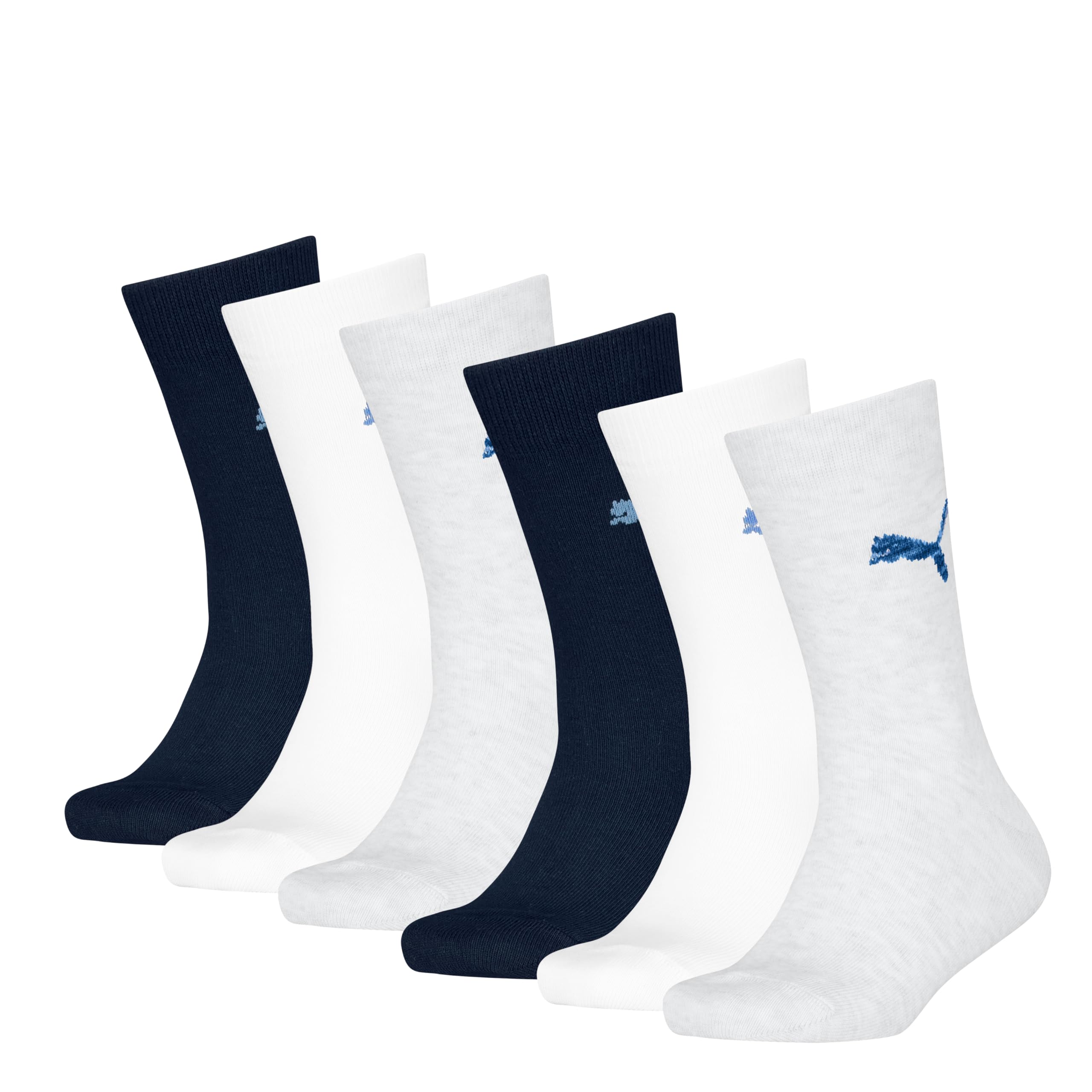 PUMA Easy Rider Classic Sock (Pack of 6) Unisex-Children & Youth