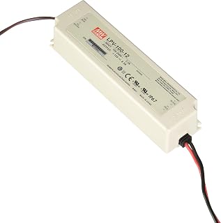 Mean Well LPV-100-12 100W Single Output Switching Power Supply with 8.5 Amp Rated Current and 12V DC Voltage