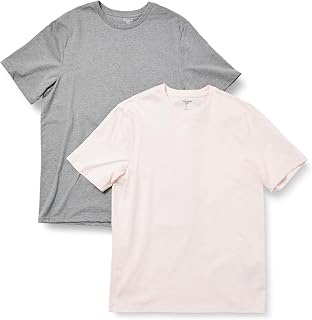 Amazon Essentials Men's Cotton Regular Fit Short Sleeve Crew Neck T-Shirt