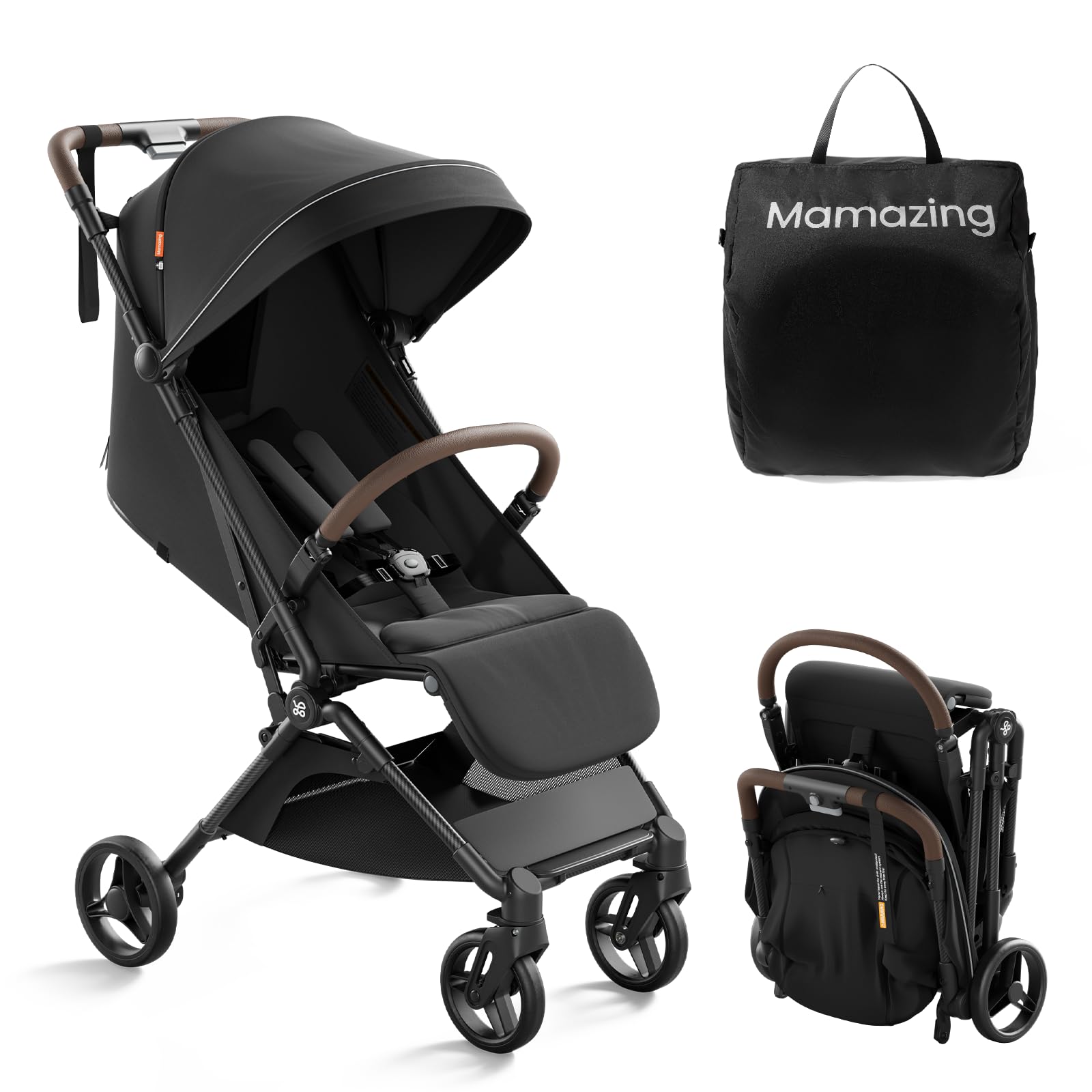 Mamazing Ultra Air Lightweight Baby Travel Stroller with Carbon Fiber Frame | Co