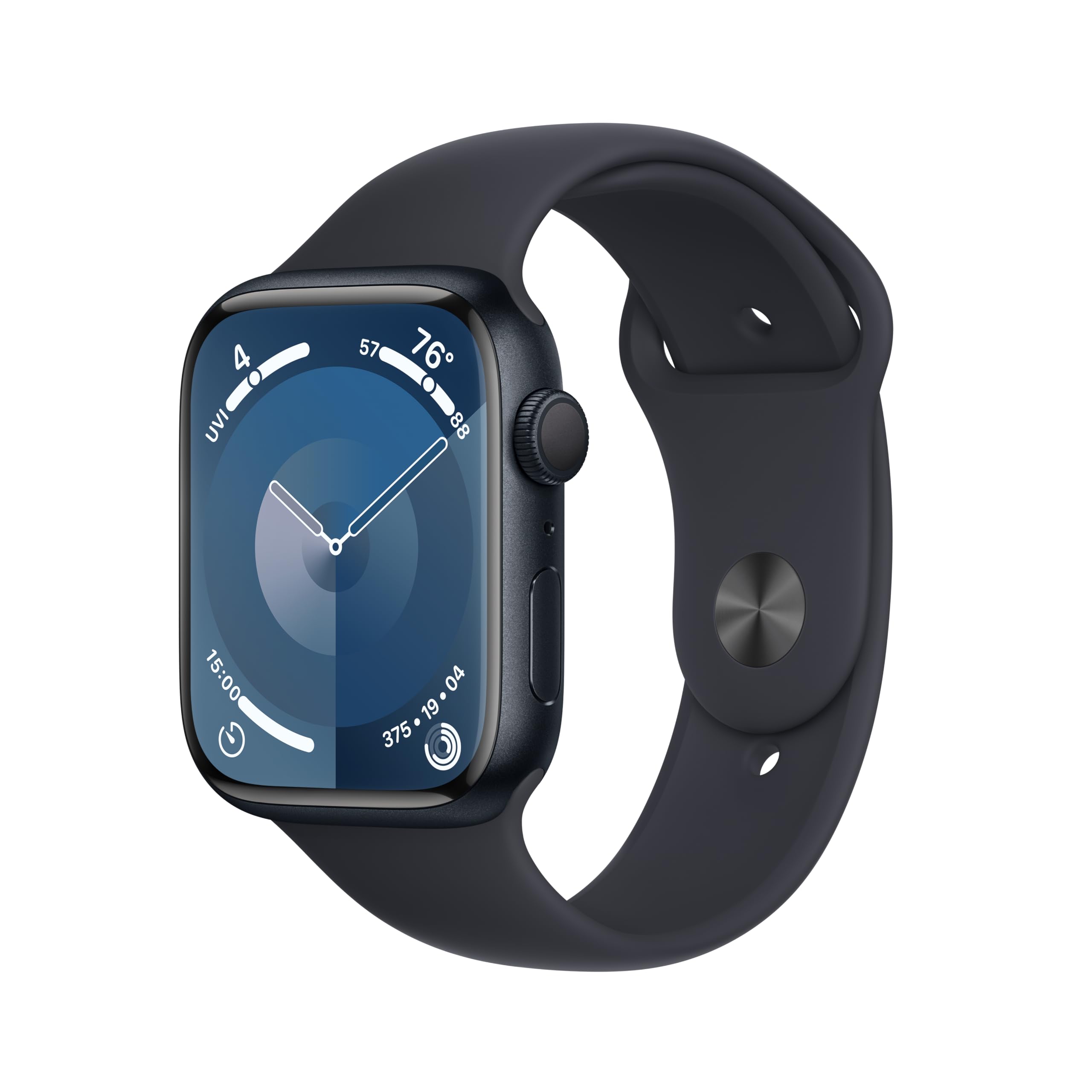 Apple Watch Series 9 [GPS 45mm] Midnight Aluminum Case with Midnight Sport Band 