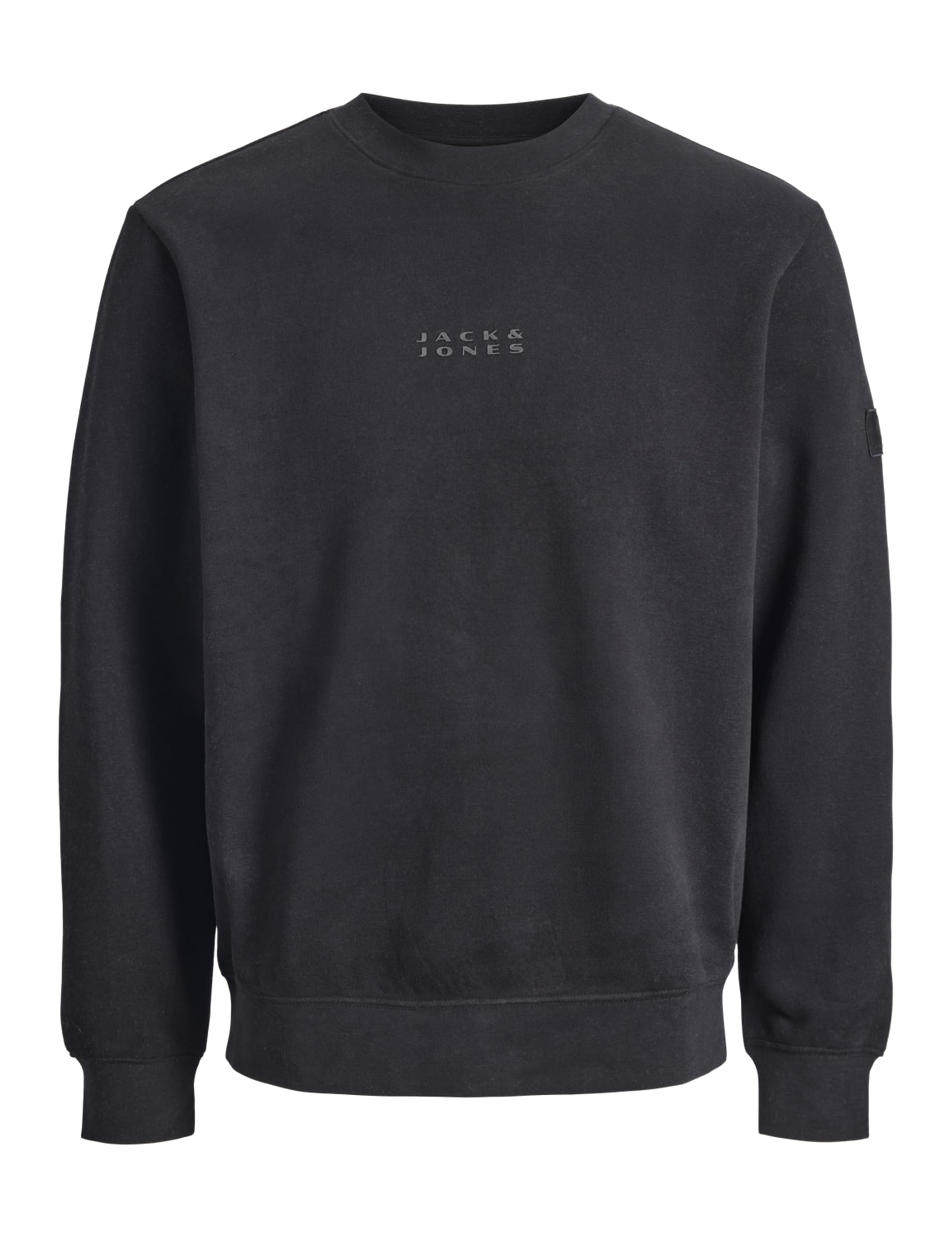 JACK & JONES Men's Jcopoint Sweat Badge Crew Neck Bf