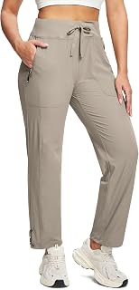 MoFiz Pantaloni da trekking da donna, traspiranti, UPF50+, per attività