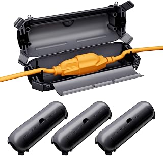 RESTMO 4 Pack Outdoor Plug Cover, Waterproof Outdoor Extension Cord Cover