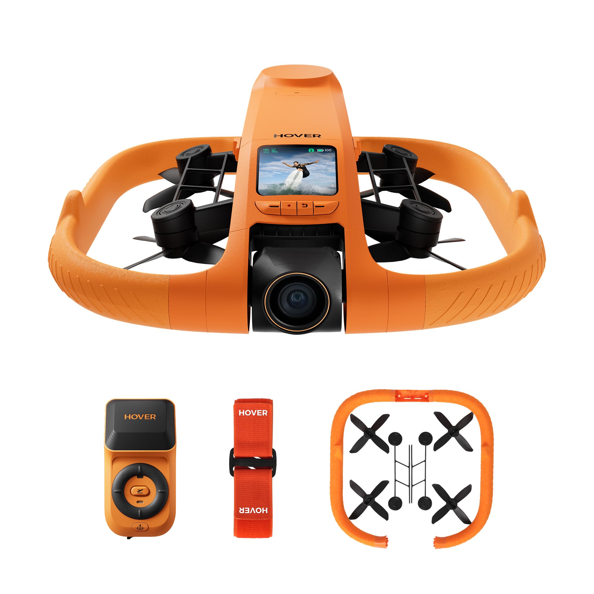 HOVERAir AQUA Flying Camera, IP67 Waterproof Follow Me Drone with Camera