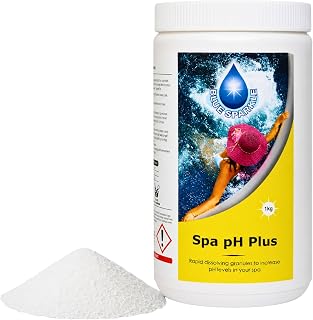 1 Kg pH Plus Increaser Granules for Hot Tubs and Swimming Pools | pH Level Booster, Spa and Pool Water Balance, Improves Water Quality, Supports Chlorine Effectiveness and Comfortable Bathing