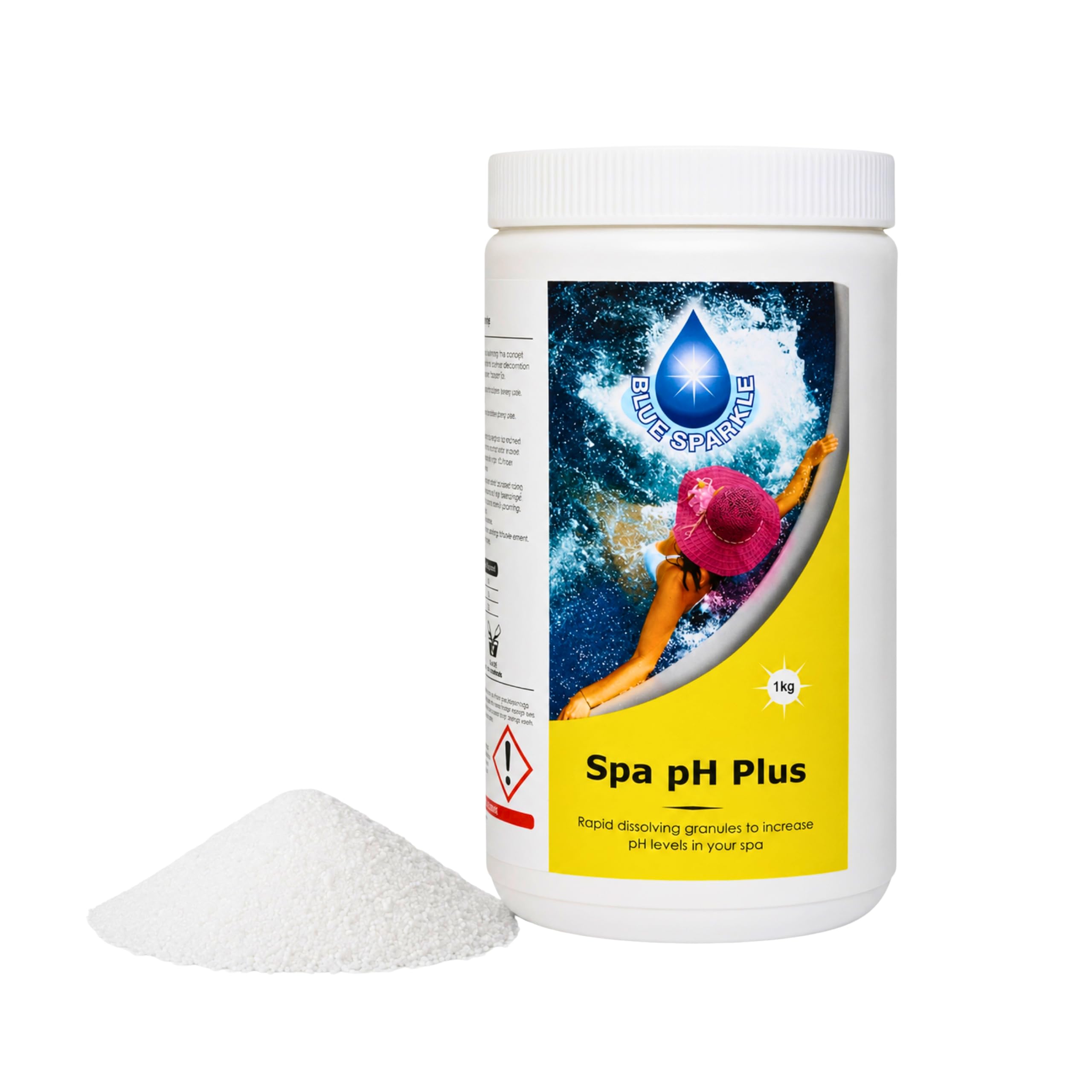 1 Kg pH Plus Increaser Granules for Hot Tubs and Swimming Pools | pH Level Boost