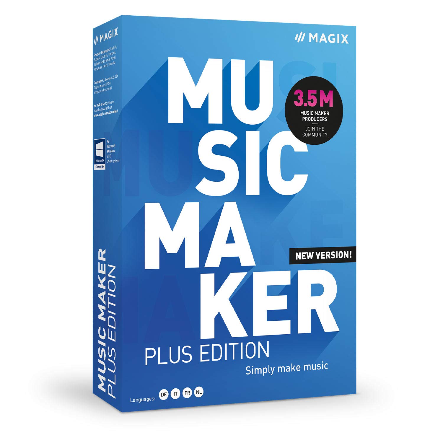 Music Maker - 2021 Plus Edition - Your Own Song with Only 5 Clicks|Plus|Multiple