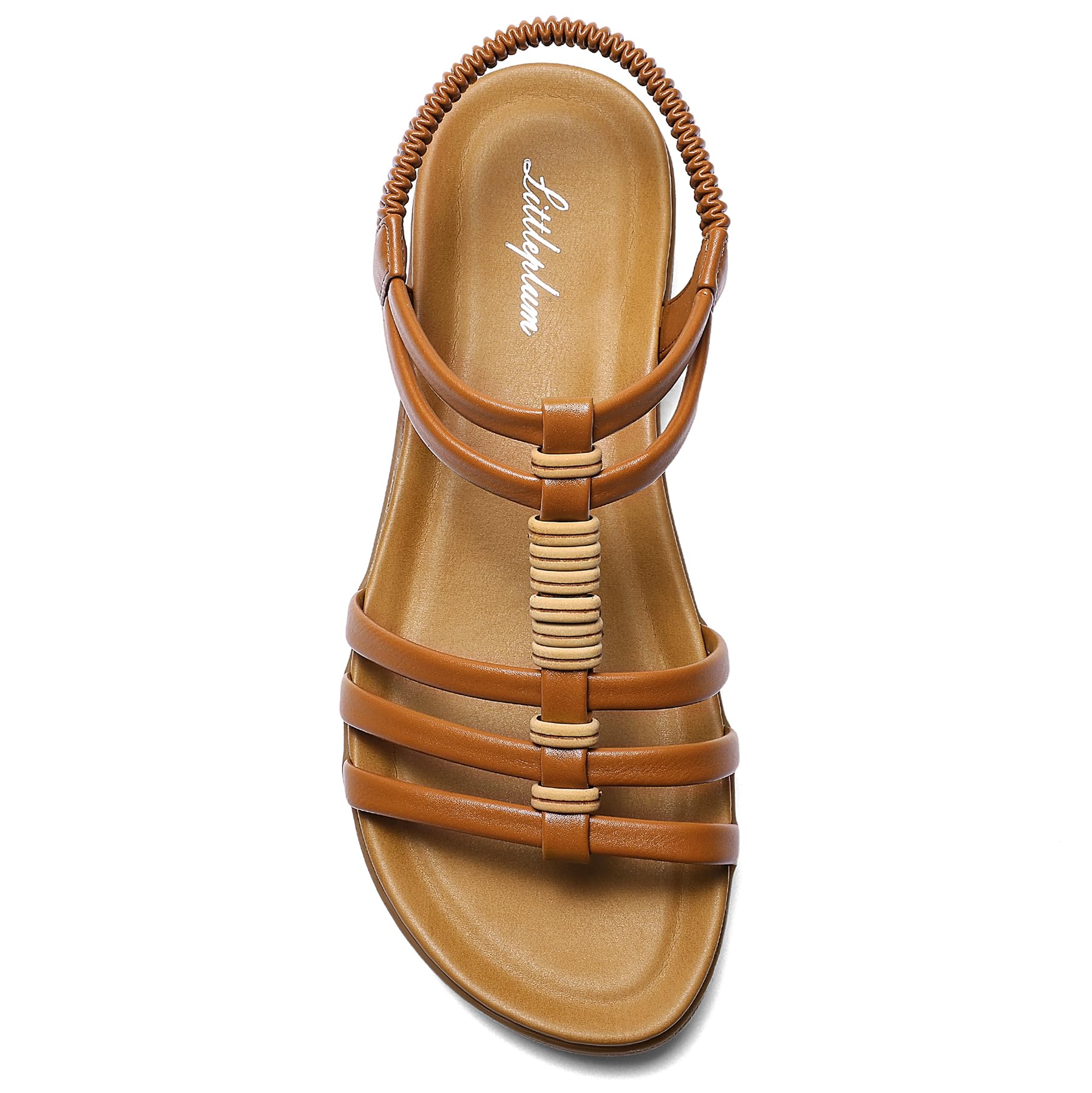 Littleplum Women Flat Sandals Arch Support Handmade Braided Gladiator Sandals Co