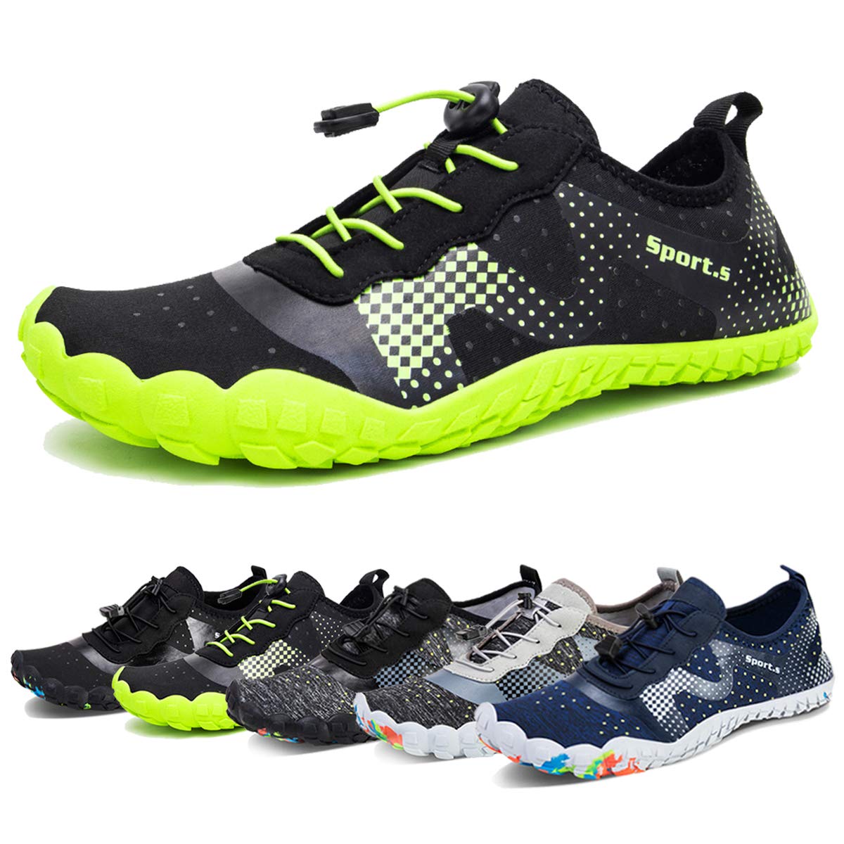 Water Shoes for Men Barefoot Quick-Dry Aqua Sock Outdoor Athletic Sport Shoes fo