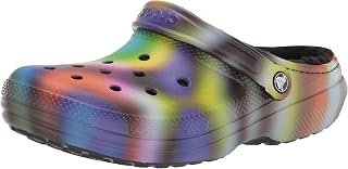 Crocs Classic Lined Tie-Dye Clog, Unisex Adult Clogs