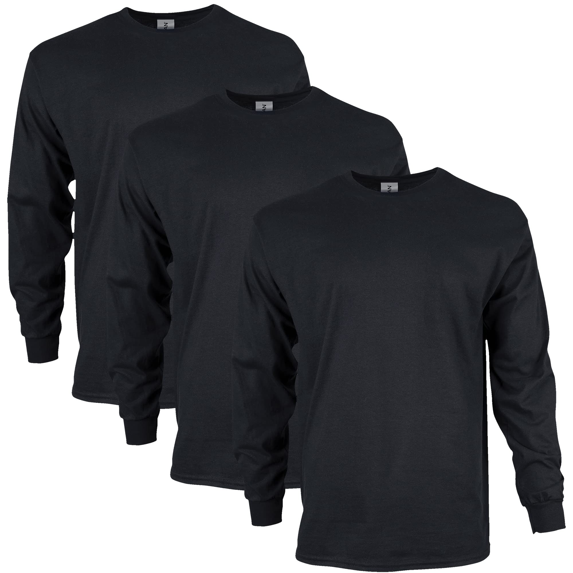 Gildan Adult Ultra Cotton Long Sleeve T-Shirt, Style G2400, Multipack
