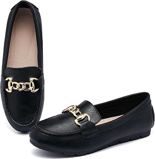 ABEJOJO Women Loafers Comfortable Casual Flat Shoes Walking Driving Elegant