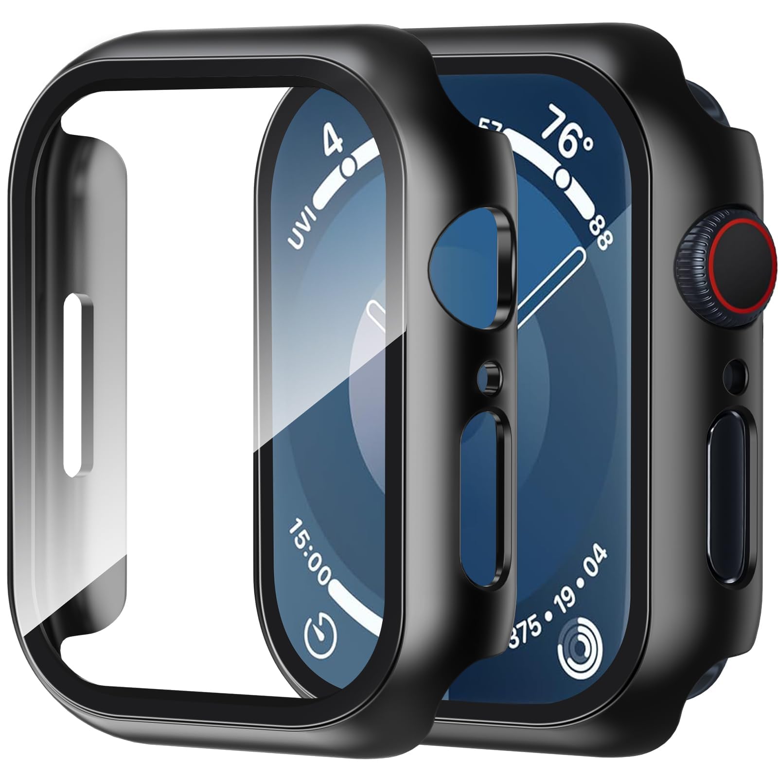 Smiling 2 Pack Case Compatible with Apple Watch SE 3 (2025)/ SE 2/ SE/Series 6/5