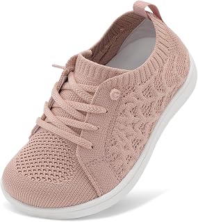 JOINFREE Toddler Shoes Girls Boys Wide Barefoot Shoes Minimalist Walking Sneakers Zero Drop Slip on Tennis Shoe Breathable Naturally Flexible