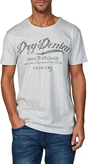 riverso Men’s T-Shirt, RIVLeon, Crew Neck, O-Neck, Short Sleeve Tee Shirt, Print, Regular Fit, 100% Cotton, Green, Blue, White, Grey, Red, Orange, S, M, L, XL, 2XL, 3XL, 4XL, 5XL