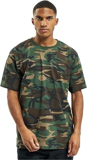 Brandit Men's Premium T-Shirt Short Sleeve Forest Camouflage