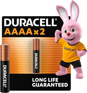 DURACELL AAAA Specialistic Alkaline Batteries (Pack of 2) 1.5 V, LR8D425 | Long service life guaranteed - Suitable for use in digital pens, medical devices and headlamps