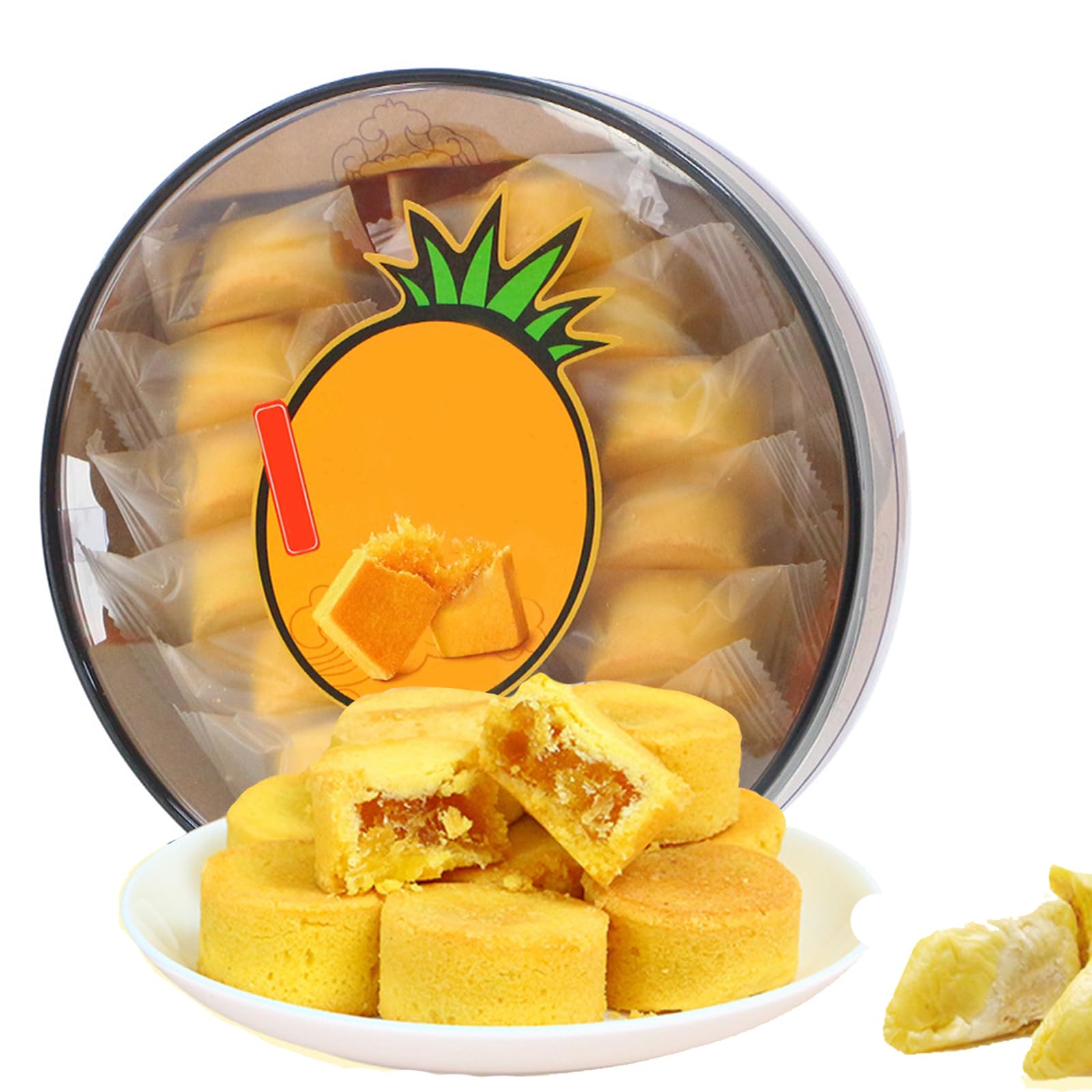 Pineapple cake 200g, pineapple pulp cake, Dim sum | Pineapple cake, pineapple pu