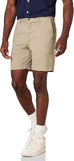 Amazon Essentials Hombre Pantalones Cortos Chinos de Corte Ajustado de 18cm