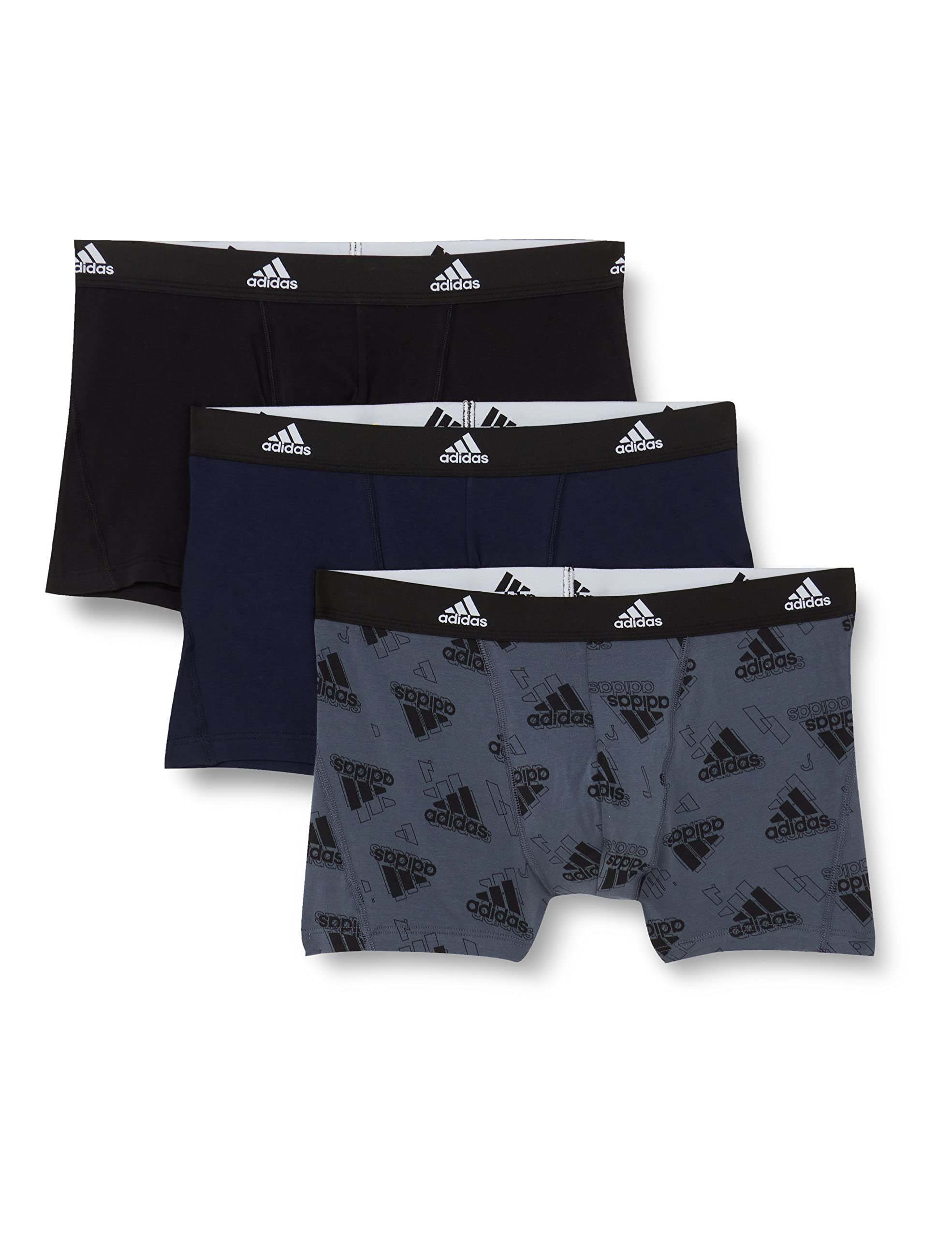 Adidas Microfiber Boxer Briefs Underwear Multipack - Athletic