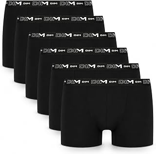Dim Calzoncillo Tipo Bóxer Cotton Stretch Respirant X6 Boxer Hombre (Pack de 6)