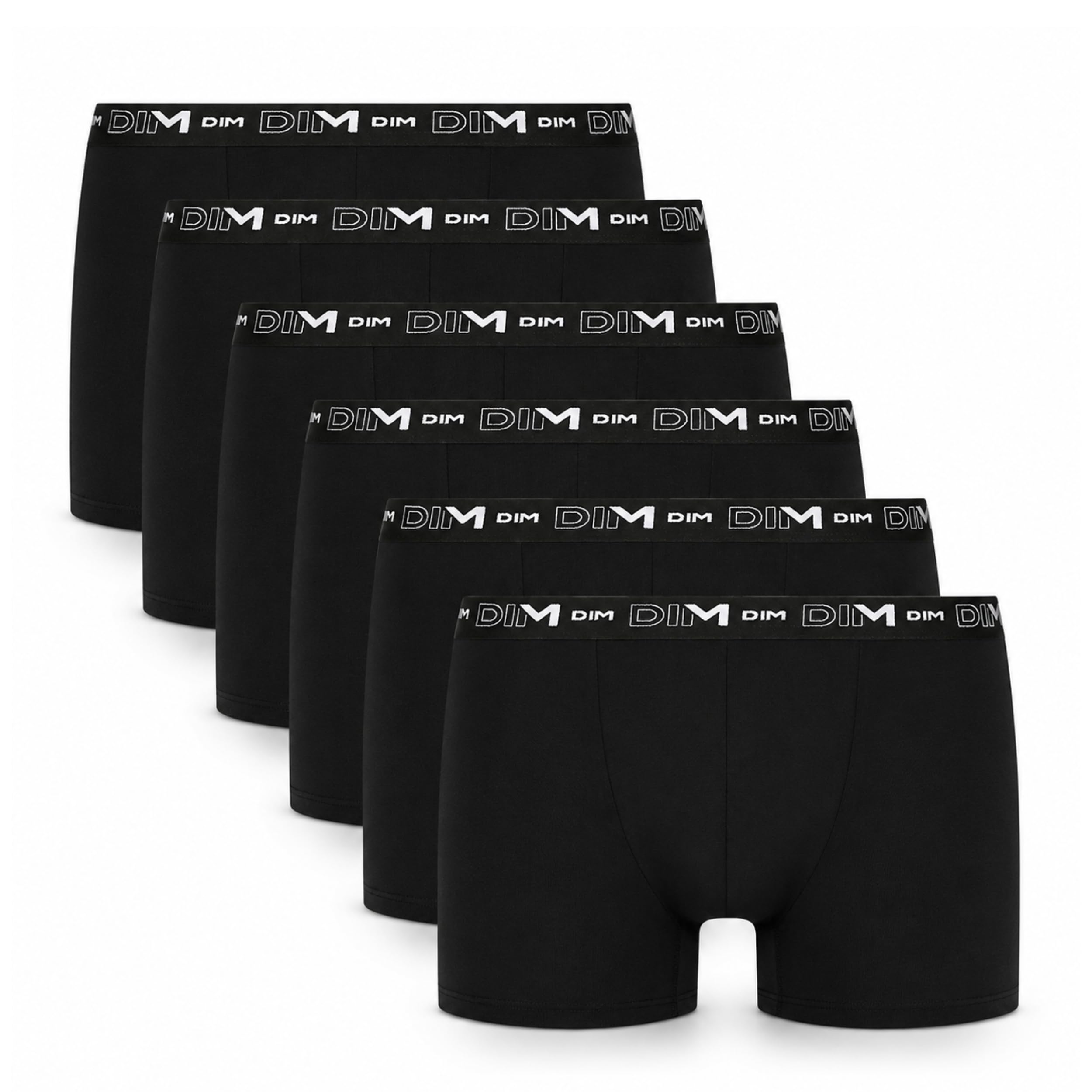 Dim Calzoncillo Tipo Bóxer Cotton Stretch Respirant X6 Boxer Hombre (Pack de 6)