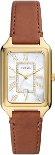 Fossil Women's Raquel Quartz Stainless Steel Three-Hand Watch, Color: Gold (Model: ES5220)