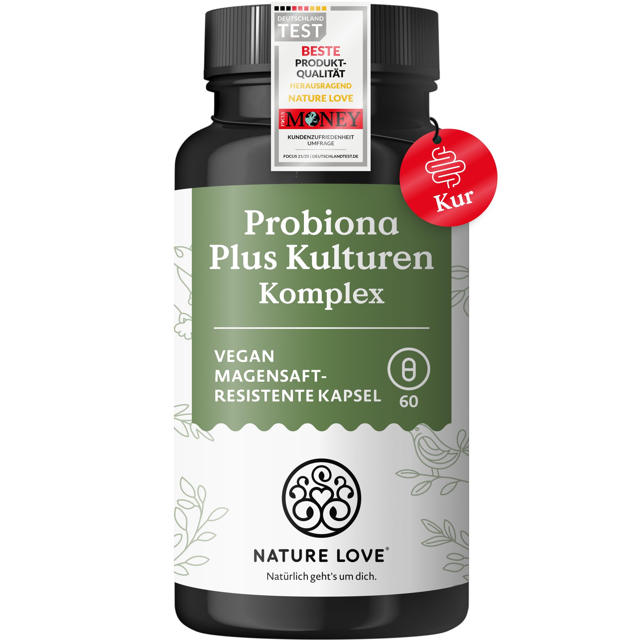 NATURE LOVE® Probiona Plus – 120 billion CFU per daily dose (high dose) – 20 bac