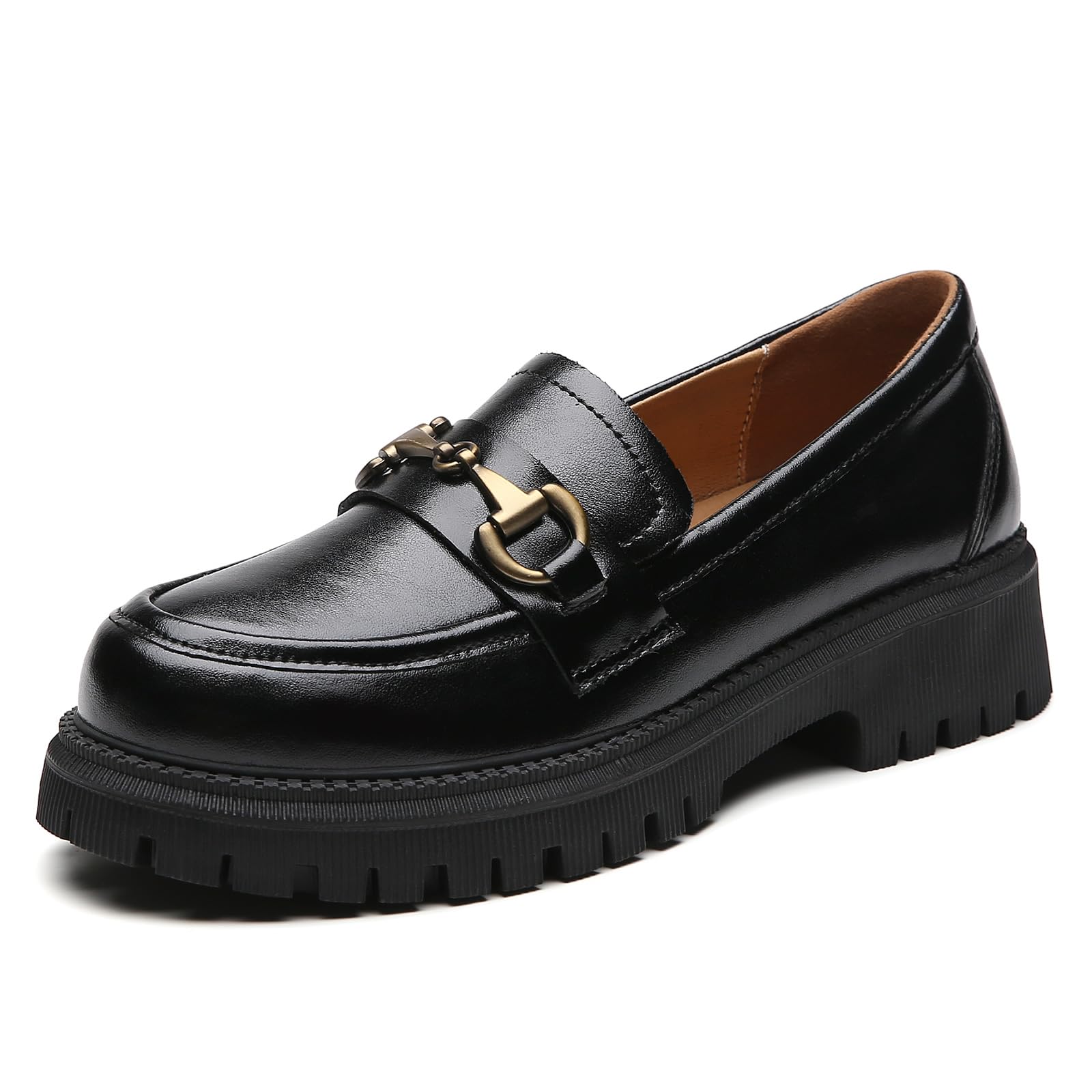 OKJ Loafers for Women Chunky Women's Loafers & Slip-ons Fashion Penny Comfort Bu