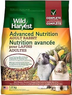 Wild Harvest Advanced Nutrition Adult Rabbit 4 Pounds, Complete And Balanced Diet