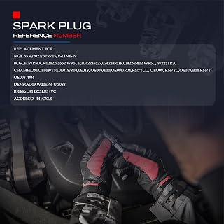 TORCH F7RTC Spark Plug Repalce for NGK 5534/BPR7ES V-line-19, for BOS CH 7992/WR5DC 4038/WR5DP, for Cham pion 332/RN7YC 415/RN9YC 818/RN2C, for DEN SO W22EPR-U/3088, for AC Delco R41CXLS, OEM