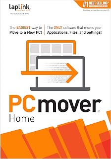 Laplink PCmover Home - Instant Download - Single Use License - Moves Applications, Files, and Settings to Your New PC