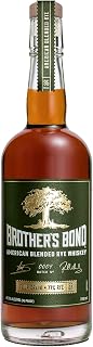 Brother’s Bond American Blended Rye Whiskey 700ml - 47.5% ABV Limited Release Rye Blend - Bold Spiced and Aromatic Profile