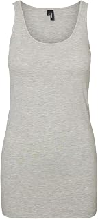 VERO MODA VMMAXI My Soft Long Tank Top GA 3P – Women's Tank Top