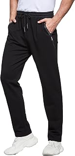 HCSS Mens Joggers Tracksuit Bottoms Slim Fit Zip Pockets Elasticated Waist