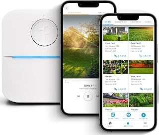 Rachio 3 Smart Sprinkler In-Ground WiFi Irrigation Controller, 8-Zone | 8 Zones, It Just Works, App Control, Rain Skips, Local Weather Scheduling, DIY Install, Smart Home Ready, 2-Year Warranty