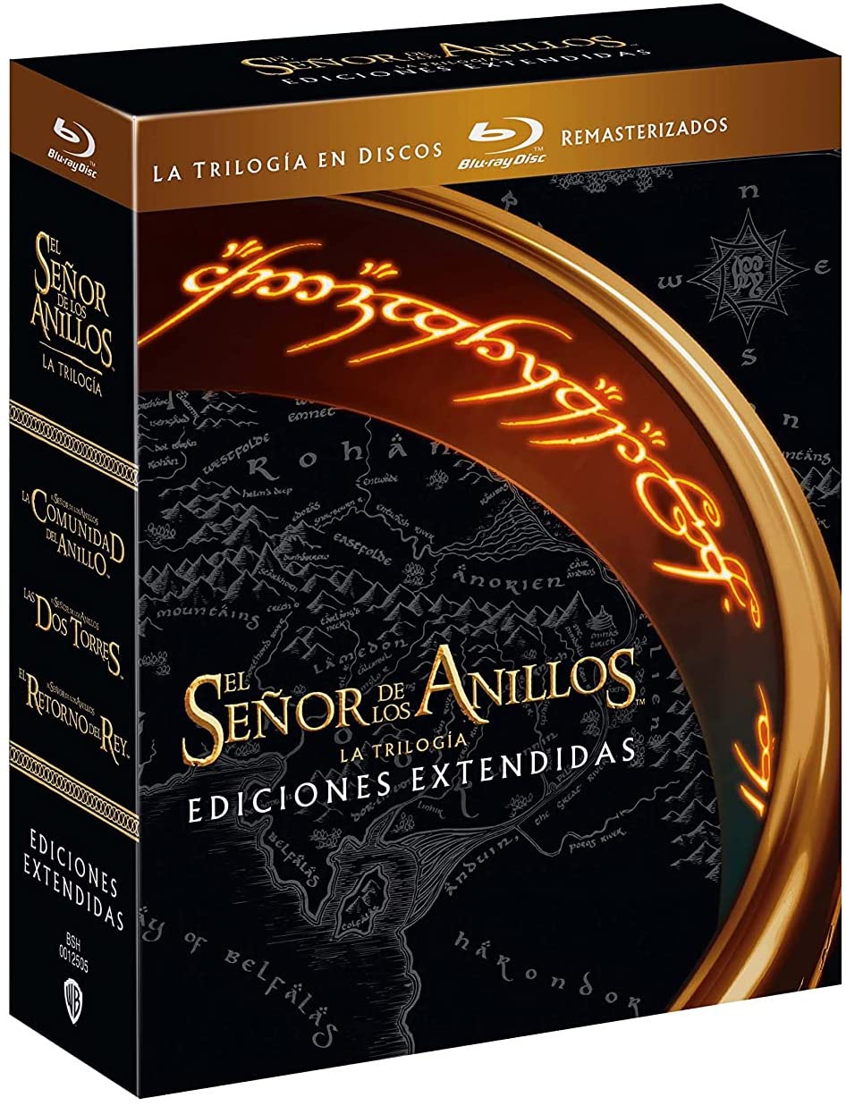 Pack Trilogía El Señor de los Anillos Edición Extendida (Remasterizada) [Blu-Ray